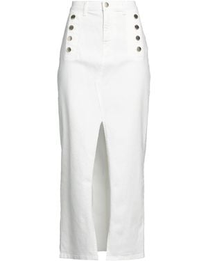 ViCOLO Denim Skirt Cotton, Elastane - White