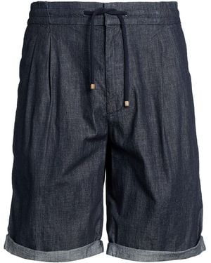 Brunello Cucinelli Denim Shorts Cotton - Blue