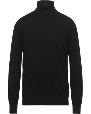 Kangra Turtleneck Merino Wool, Silk, Cashmere - Black