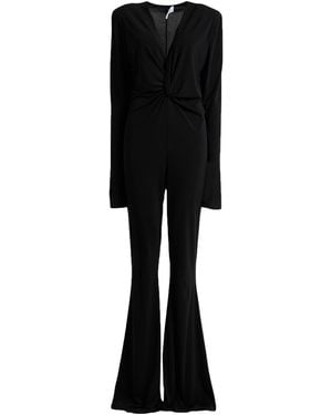 Soallure Jumpsuit Polyester, Elastane - Black