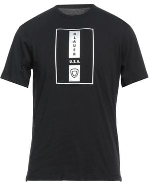 Blauer T-shirt - Black