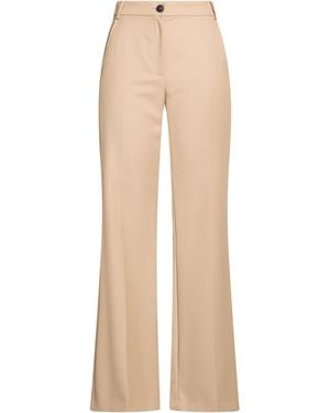 MAX&Co. Trousers Polyester, Virgin Wool - Natural