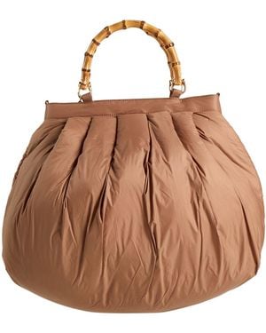 La Milanesa Camel Handbag Polyester - Brown