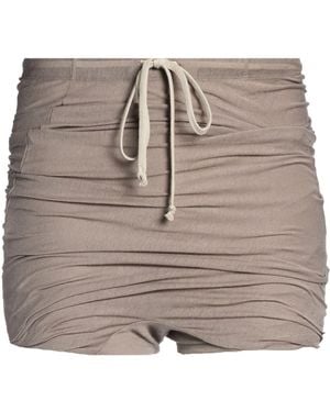 Rick Owens Shorts & Bermuda Shorts Cupro, Elastane - Grey