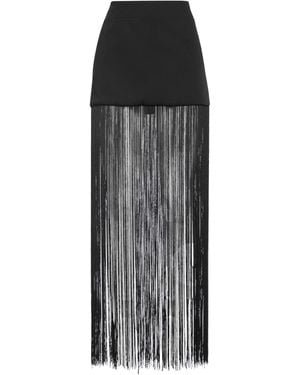 Jijil Maxi Skirt Polyester, Elastane - Black