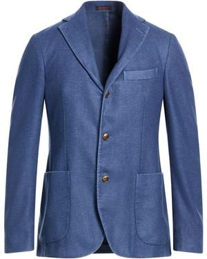 The Gigi Blazer Virgin Wool, Polyester - Blue