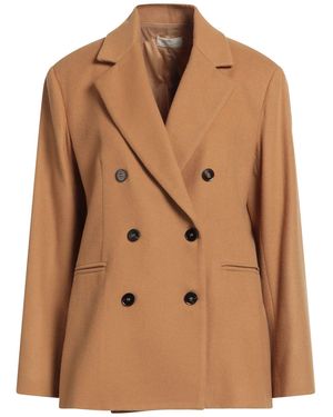 Antonelli Camel Blazer Virgin Wool, Cashmere, Elastane - Brown