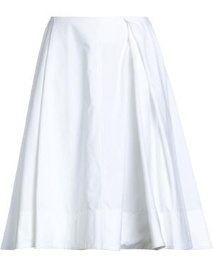 Jacquemus Midi Skirt Cotton - White