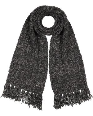 Aion Charcoal Scarf Cashmere - Black