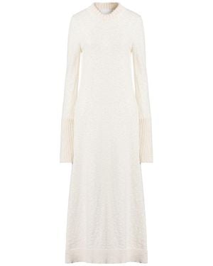 Sa Su Phi Maxi Dress Cotton, Cashmere - White