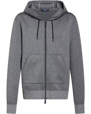 Kiton Knt Sweatshirt Viscose, Elastane, Cotton - Gray