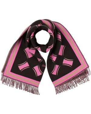 Drumohr Scarf Wool, Cashmere - Red