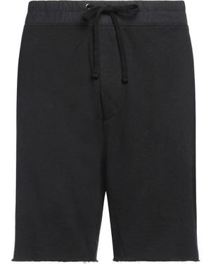 James Perse Standard Shorts & Bermuda Shorts Supima, Polyamide, Lyocell - Black