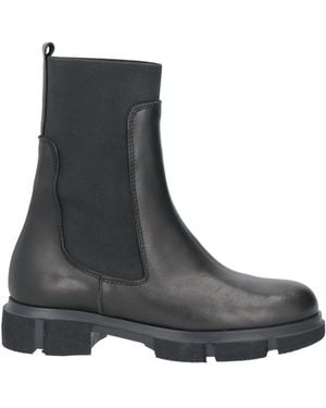 GISÉL MOIRÉ Ankle Boots - Black