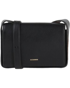 Jil Sander Cross-Body Bag Cow Leather - Black