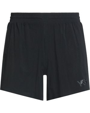 Y-3 Shorts & Bermuda Shorts Polyamide, Elastane - Black
