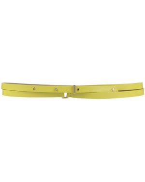 Lorena Antoniazzi Belt Soft Leather - Yellow