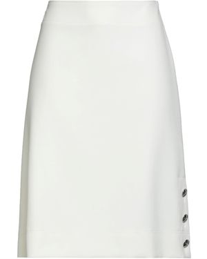 BOSS Midi Skirt Recycled Polyester, Viscose, Cotton, Elastane - White