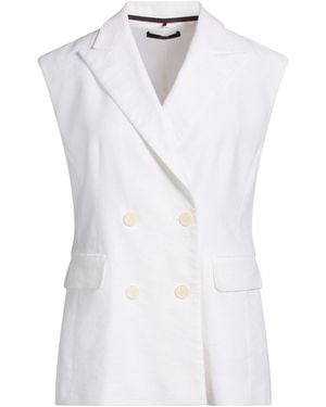 Windsor. Blazer Linen, Lyocell, Elastane - White