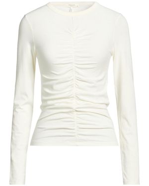Rag & Bone Ivory T-Shirt Cotton, Modal, Elastane - White