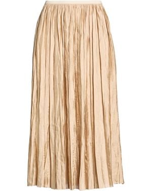 Roberto Collina Midi Skirt Polyester - Natural
