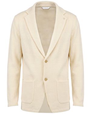 Manuel Ritz Blazer Acrylic, Virgin Wool - Natural