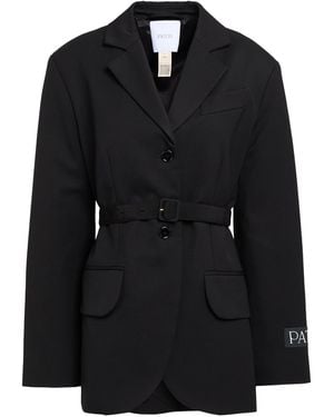 Patou Blazer Virgin Wool, Elastane - Black