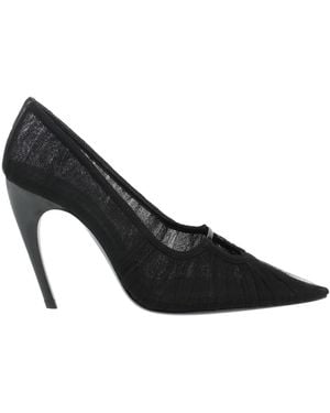 Nensi Dojaka Pumps Textile Fibers - Black
