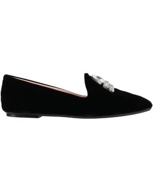 Rodo Loafers Textile Fibers - Black