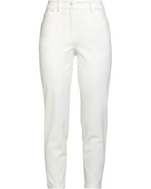 Clips Trousers Viscose, Polyamide, Elastane - White