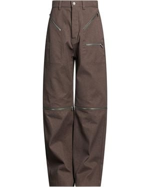 Rick Owens Pants Cotton - Brown