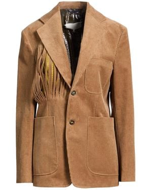 Maison Margiela Camel Blazer Cotton - Brown