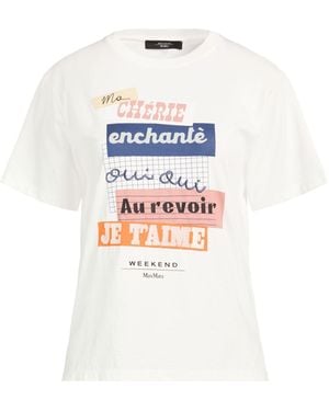 Weekend by Maxmara Ivory T-Shirt Cotton - White