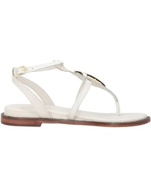 Emanuélle Vee Thong Sandal Leather - White