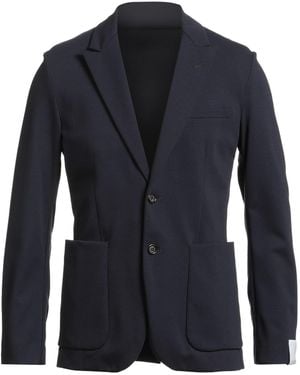 Paolo Pecora Midnight Blazer Viscose, Polyamide, Elastane - Blue
