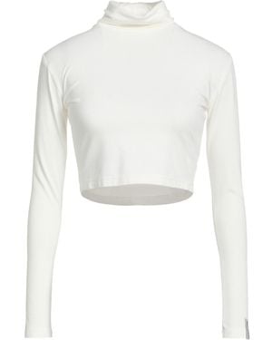 hinnominate Top Rayon, Polyamide, Elastane - White