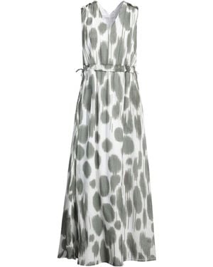 Peserico Maxi Dress Cotton - White
