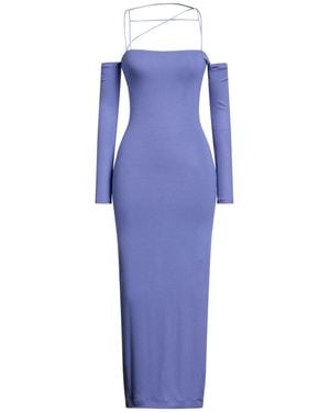 Lama Jouni Midi-Kleid - Blau