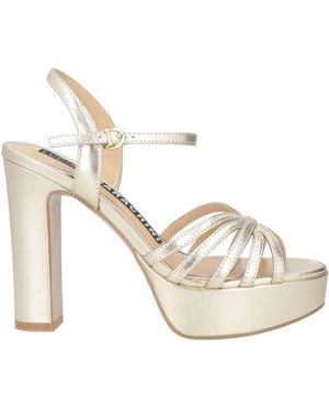 Luciano Barachini Sandals Leather - Metallic