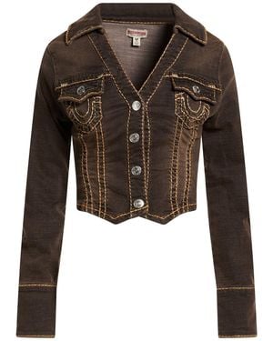 TRUE RELIGION Denim Outerwear - Brown