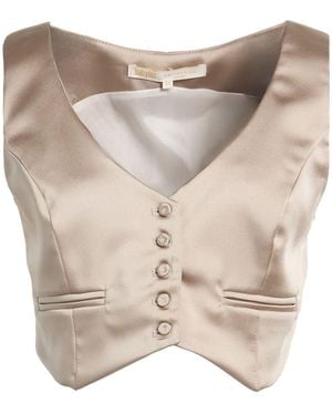 Babylon Light Tailored Vest Polyester, Elastane - Natural