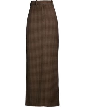 Acne Studios Maxi Skirt Wool, Elastane - Brown