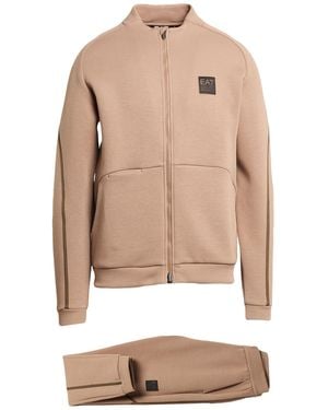 EA7 Camel Tracksuit Cotton, Polyester - Natural