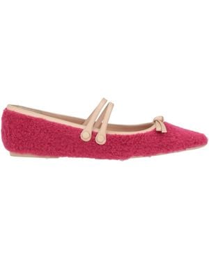 N°21 Ballet Flats Textile Fibres - Pink