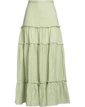 Ottod'Ame Maxi Skirt Ramie - Green