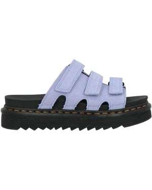 Dr. Martens Raine Cornflower Eh Suede Sandals Leather - White