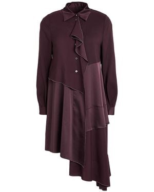 High Midi Dress - Purple
