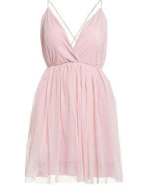 Haveone Fuchsia Mini Dress Polyester - Pink