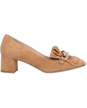 Chantal 1962 Camel Loafers Leather - Brown