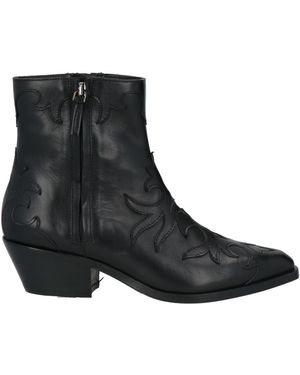 The Seller Ankle Boots Leather - Black